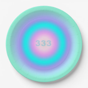 Angel Numbers 333 - Creativity & Action Paper Plates