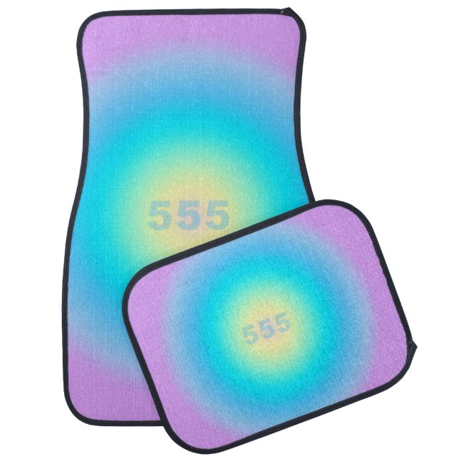  Angel Numbers 555 - Changes On The Horizon Car Floor Mat (Set)