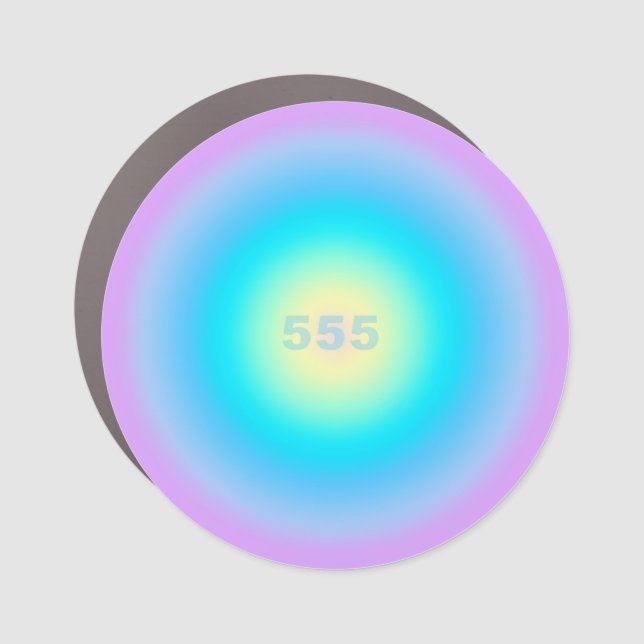  Angel Numbers 555 - Changes On The Horizon  Car Magnet (Front)