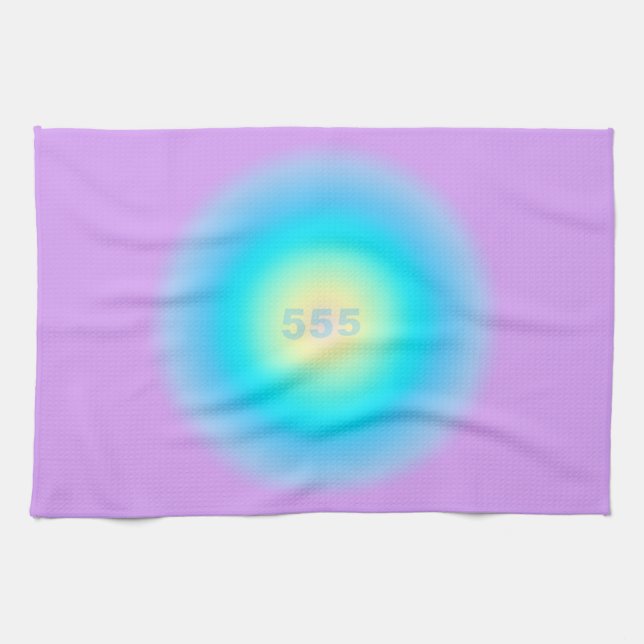 Angel Numbers 555 - New Beginnings  Kitchen Towel (Horizontal)