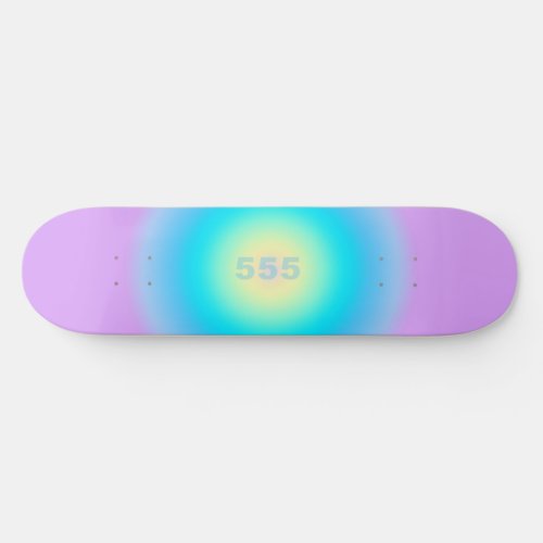 Angel Numbers 555 _ New Beginnings   Skateboard
