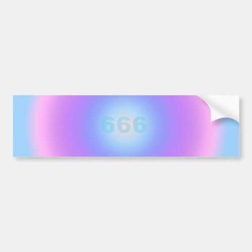 Angel Numbers 666 _ Self_realization  Bumper Sticker
