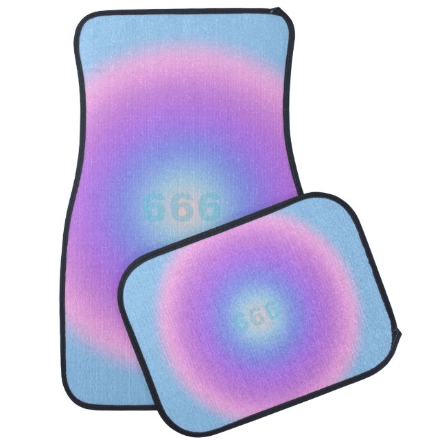 Angel Numbers 666 - Self-realization Car Floor Mat (Set)