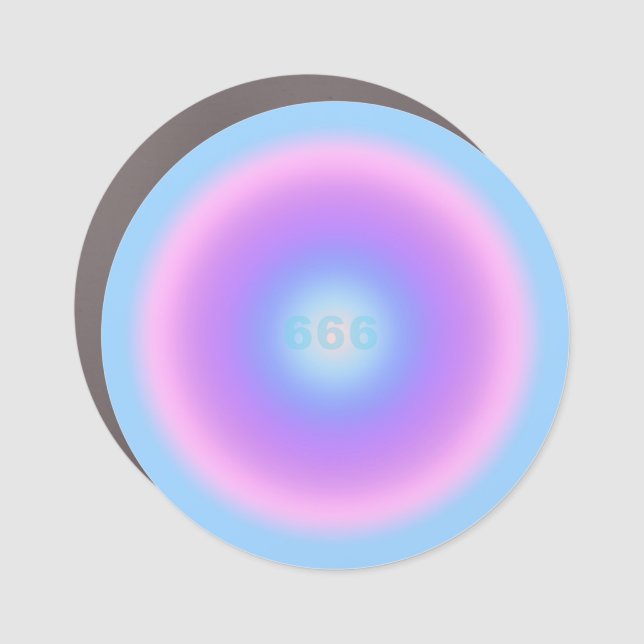 Angel Numbers 666 - Self-realization  Car Magnet (Front)