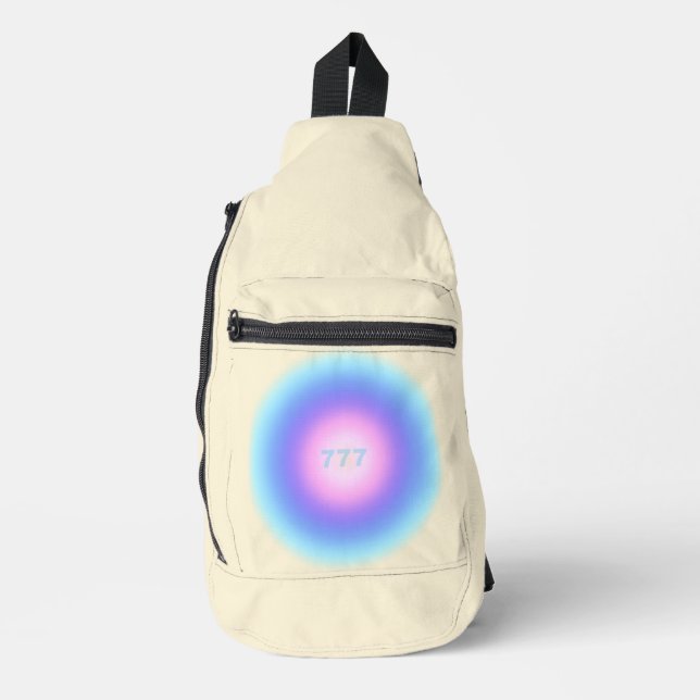 Angel Numbers 777 - Good Fortune  Sling Bag (Front)