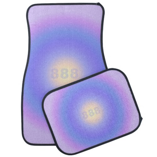 Angel Numbers 888 _ On the Right Path  Car Floor Mat
