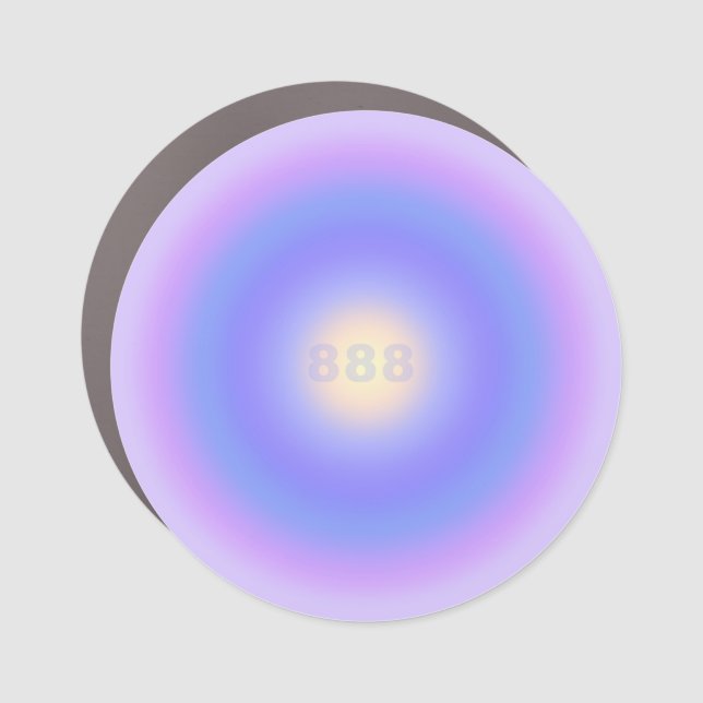 Angel Numbers 888 - On the Right Path  Car Magnet (Front)