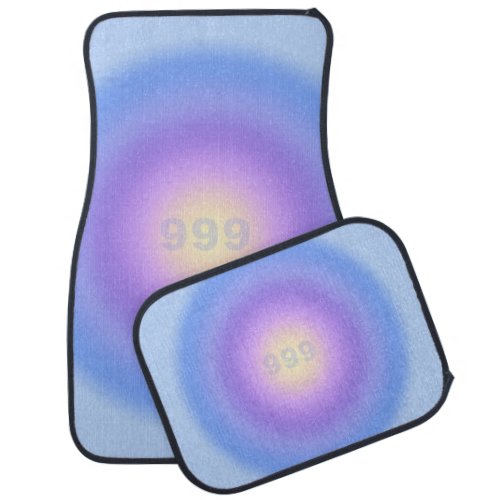 Angel Numbers 999 _ Step Outside Your Comfort Zone Car Floor Mat
