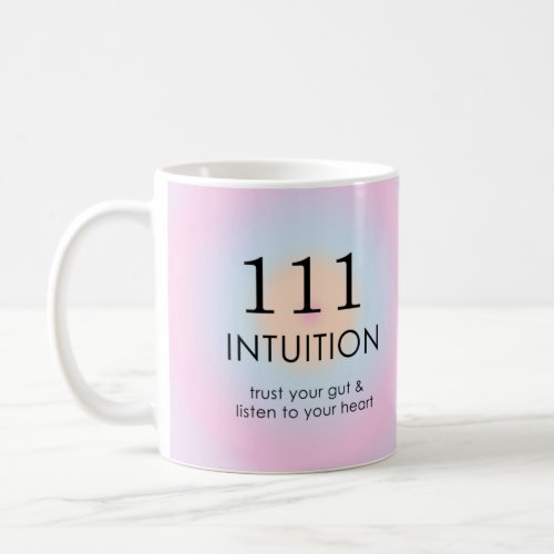 Angel Numbers Numerology 111 Intuition   Coffee Mug