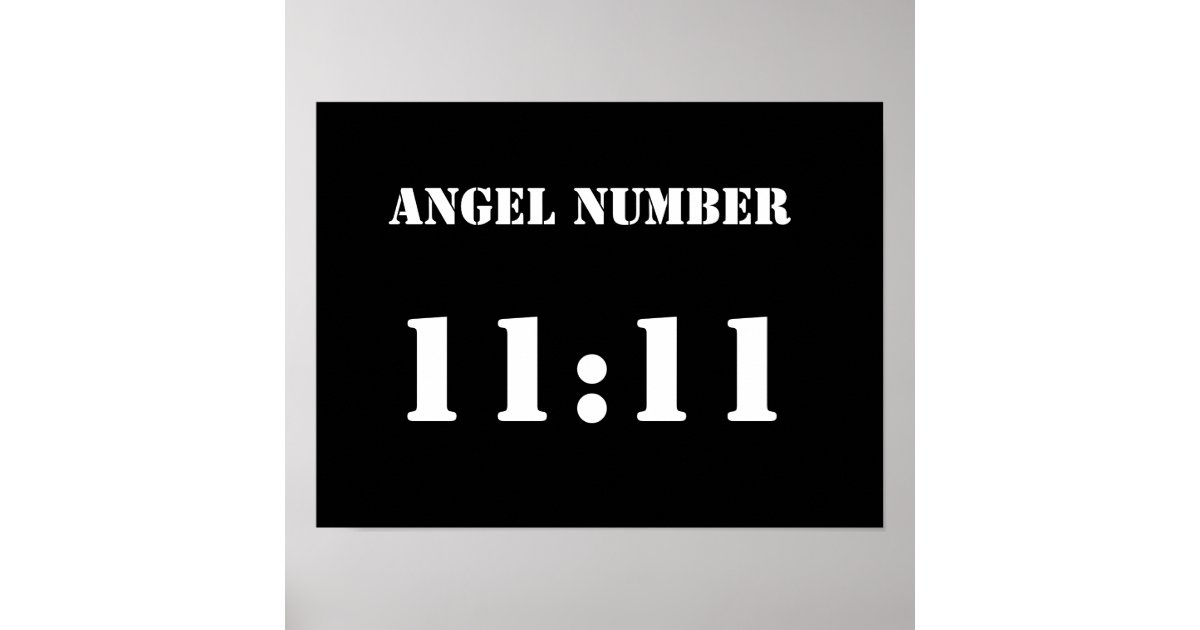 Angel Numbers Poster | Zazzle