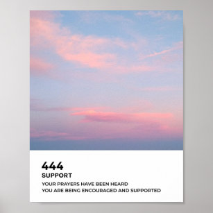 Angel Numbers, Support - Angel Number 444 Poster