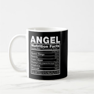 Angel Nutrition Facts T-Shirt Angel Name Birthday  Coffee Mug