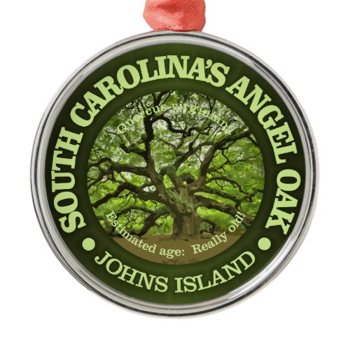 Angel Oak Metal Ornament