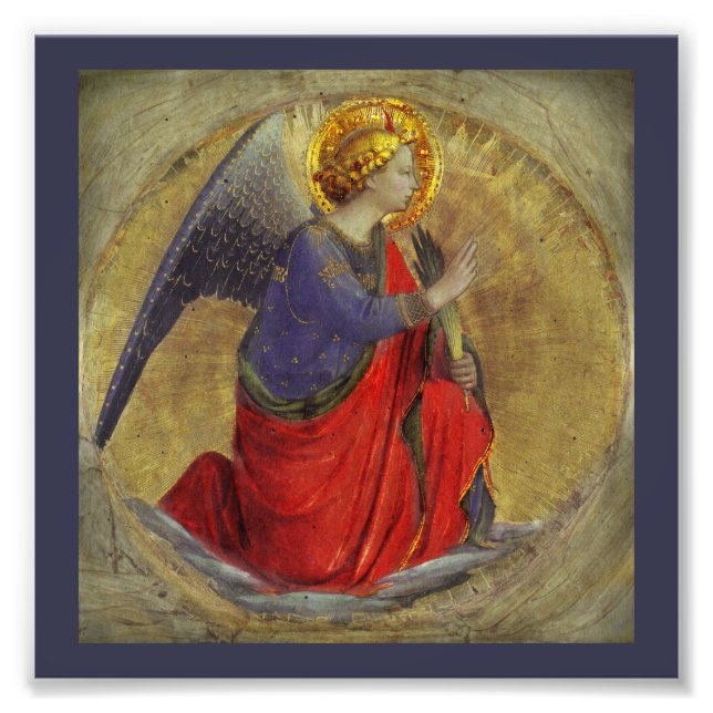 Angel of Annunciation by Fra Angelico Photo Print (Front)