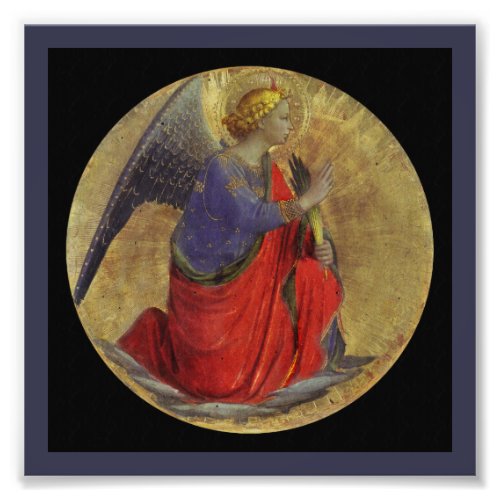 Angel of Annunciation by Fra Angelico Photo Print