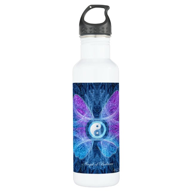 Angel of Balance Stainless Steel Water Bottle (Front)