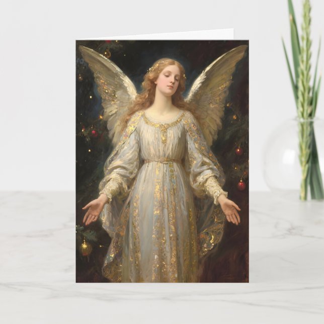 Angel of Christmas Holiday Card (Front)