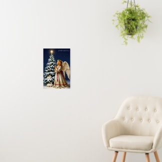 Angel of Christmas Night – Classical Holiday Foam Board