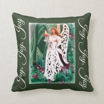Angel Of  Christmas Throw Pillow by lmountz1935 at Zazzle