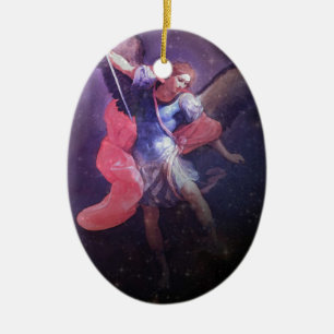 Angel of Courage Ceramic Ornament