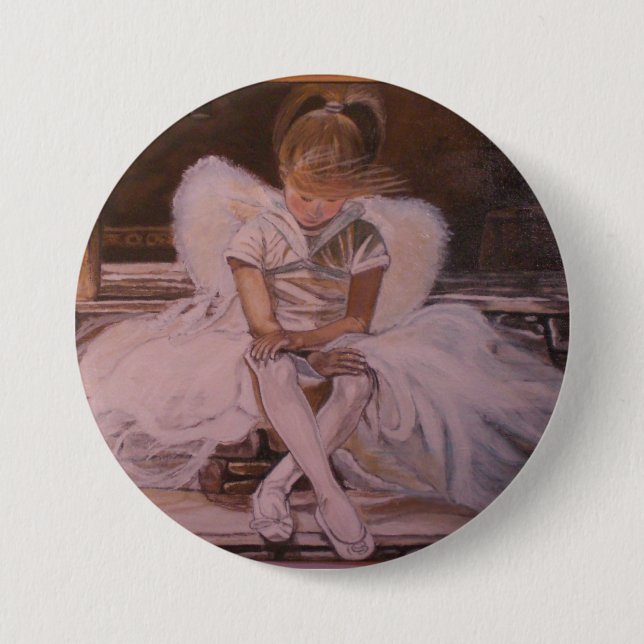 Angel of Dance Pinback Button (Front)
