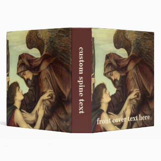 Angel of Death by Evelyn De Morgan 3 Ring Binder