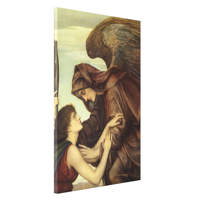 Angel of Death by Evelyn De Morgan Canvas Print | Zazzle.com