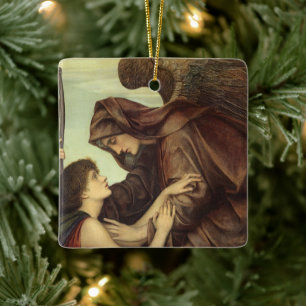 Angel of Death by Evelyn De Morgan Ceramic Ornament