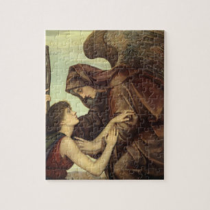 Angel of Death by Evelyn De Morgan Jigsaw Puzzle