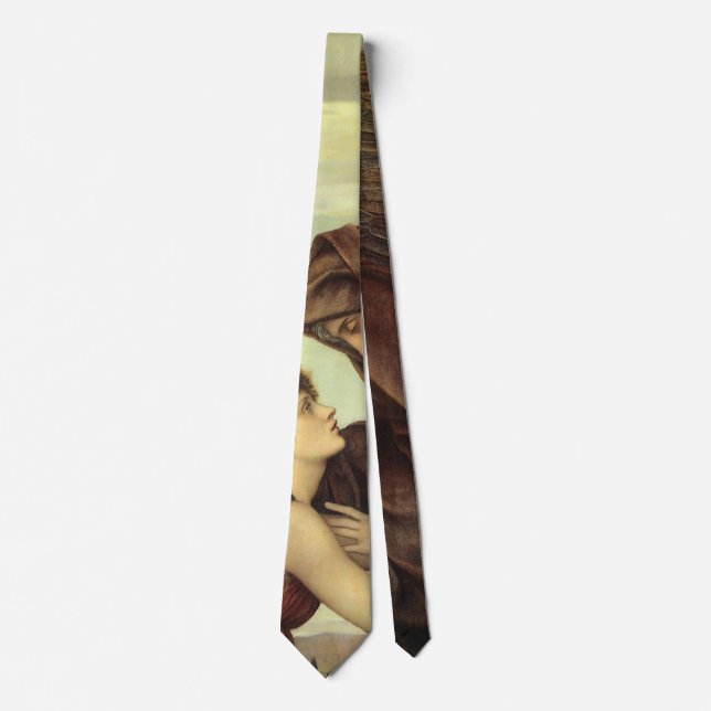 Angel of Death by Evelyn De Morgan Neck Tie (Front)