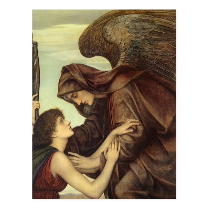 Angel of Death by Evelyn De Morgan Postcard | Zazzle.com