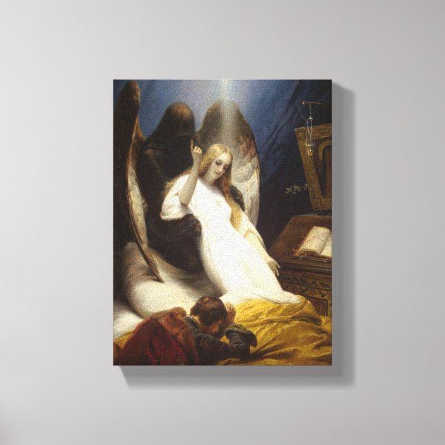 Angel of Death (Going to Heaven) (Horace Vernet) Canvas Print (Front)