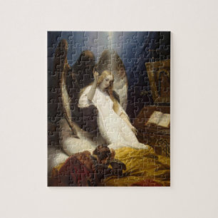 Angel of Death (Going to Heaven) (Horace Vernet) Jigsaw Puzzle