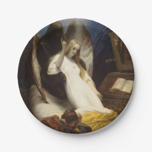 Angel of Death (Going to Heaven) (Horace Vernet) Paper Plates