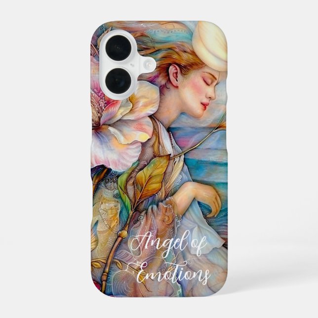 Angel of Emotions Serene  iPhone Case (Back)