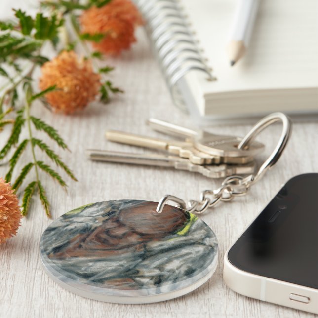 Angel of Forgiveness Keychain (Front Right)