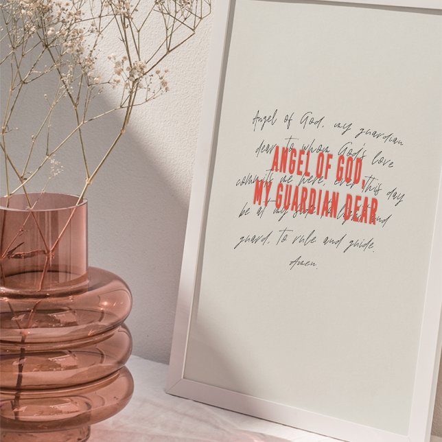 Angel of God Prayer Poster (Creator Uploaded)