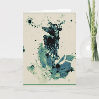 Angel of good tidings Christmas card