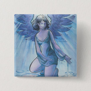 Angel of Grace Pinback Button