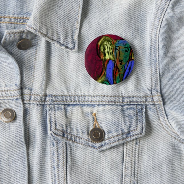 Angel of Gratitude Button (In Situ)