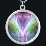 Angel of Healing Necklace<br><div class="desc">Necklace with the Angel of Healing image on it,  from the original artwork of Diana Haronis</div>