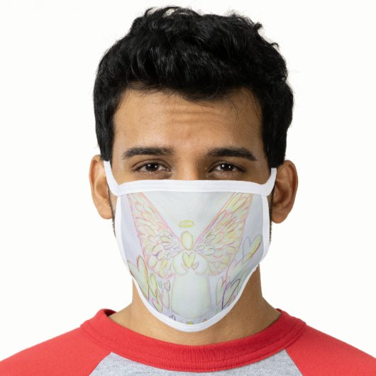 Angel of Hearts Art Custom Design Face Mask (Worn Him)