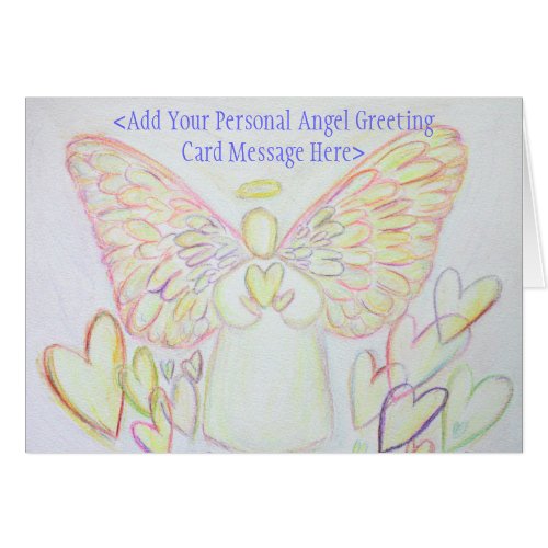 Angel of Hearts Art Custom Greeting or Note Cards