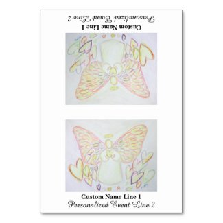 Angel of Hearts Inspirational Table Tent Card