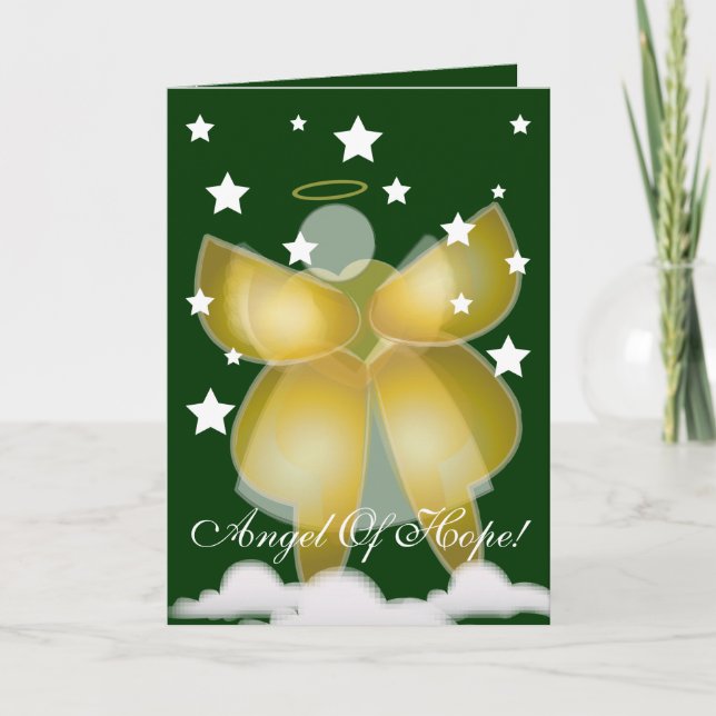 Angel Of Hope!-Customize Holiday Card (Front)