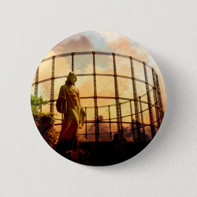 Angel of Kensal Green Button (Front)