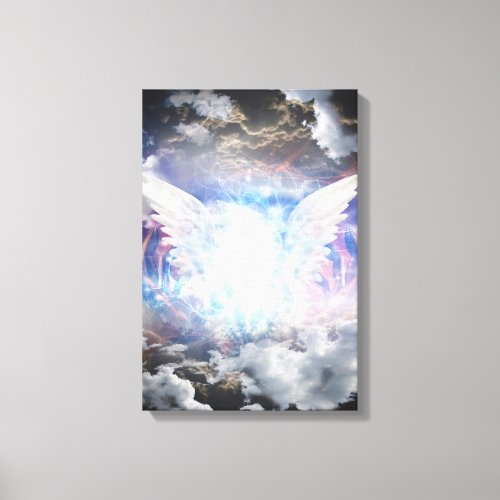 Angel of light canvas print