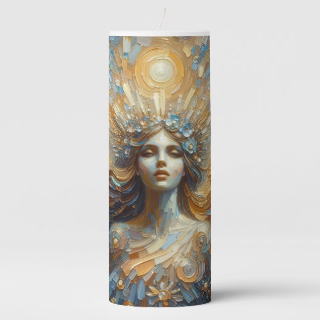 Angel of Mine Scented Pillar Candle (Front)