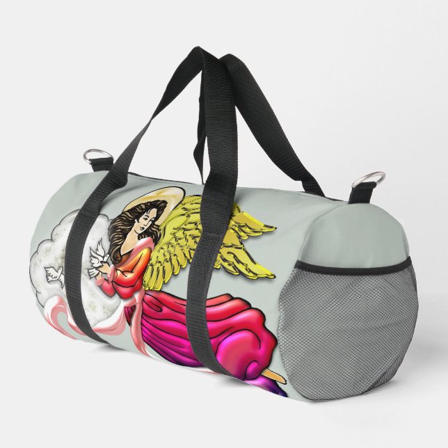 Angel of Peace and Harmony Duffle Bag (Right Corner)