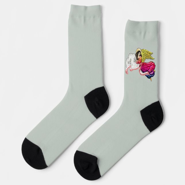 Angel of Peace and Harmony Socks (Left)